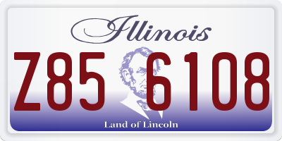 IL license plate Z856108
