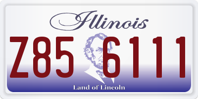 IL license plate Z856111