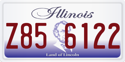 IL license plate Z856122