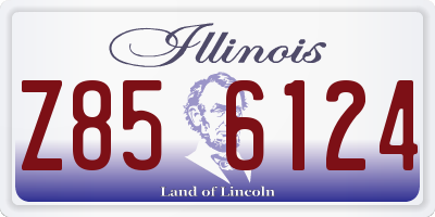 IL license plate Z856124