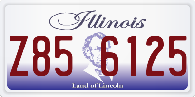 IL license plate Z856125