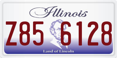 IL license plate Z856128