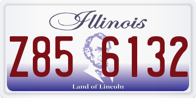 IL license plate Z856132