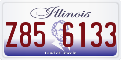 IL license plate Z856133