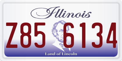 IL license plate Z856134