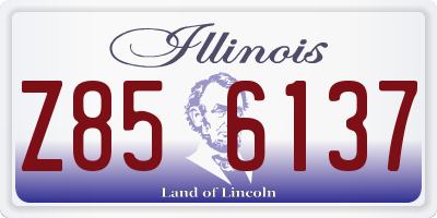 IL license plate Z856137