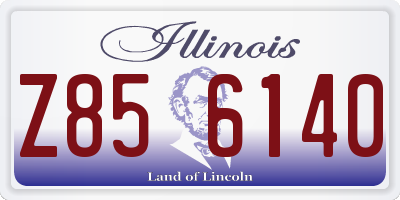 IL license plate Z856140