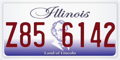 IL license plate Z856142