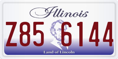 IL license plate Z856144