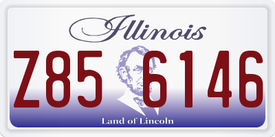 IL license plate Z856146