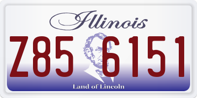 IL license plate Z856151