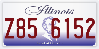 IL license plate Z856152