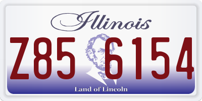 IL license plate Z856154