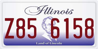 IL license plate Z856158