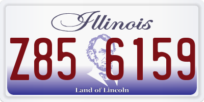 IL license plate Z856159