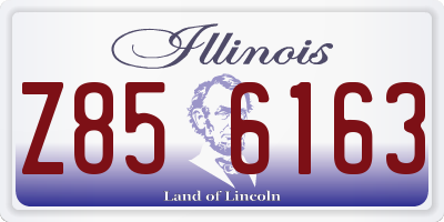 IL license plate Z856163