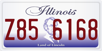 IL license plate Z856168