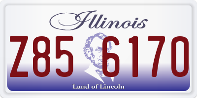 IL license plate Z856170