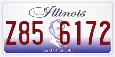 IL license plate Z856172