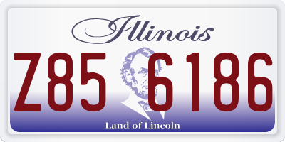 IL license plate Z856186