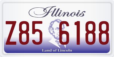 IL license plate Z856188