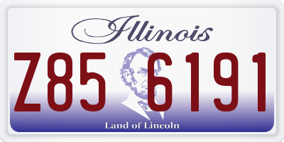 IL license plate Z856191