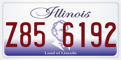 IL license plate Z856192