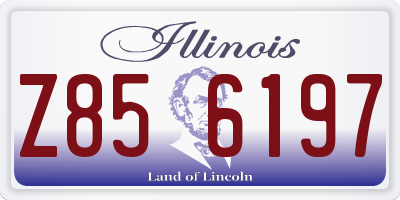 IL license plate Z856197