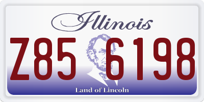 IL license plate Z856198
