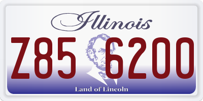 IL license plate Z856200