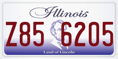 IL license plate Z856205