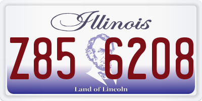 IL license plate Z856208