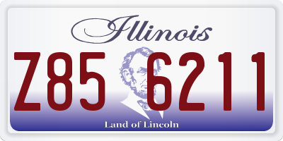 IL license plate Z856211