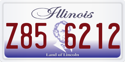 IL license plate Z856212