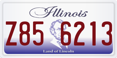 IL license plate Z856213