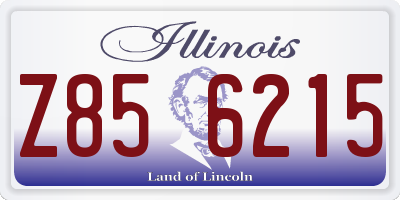 IL license plate Z856215