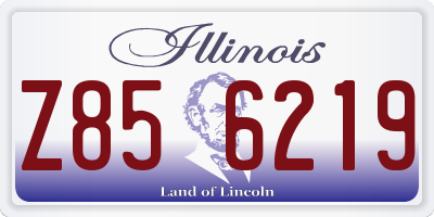 IL license plate Z856219
