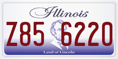 IL license plate Z856220