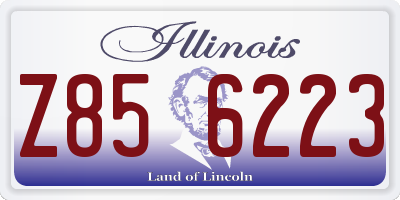 IL license plate Z856223