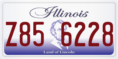 IL license plate Z856228