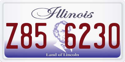 IL license plate Z856230
