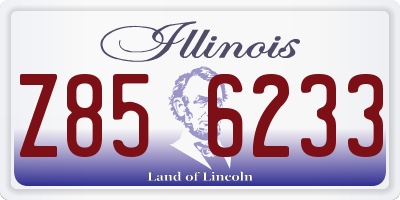 IL license plate Z856233