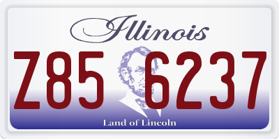 IL license plate Z856237