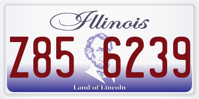 IL license plate Z856239