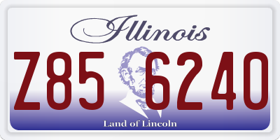 IL license plate Z856240