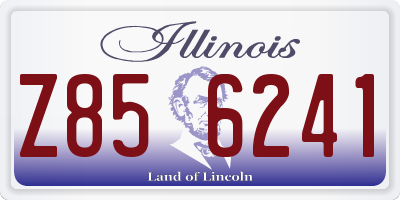 IL license plate Z856241