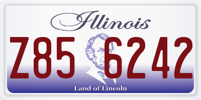 IL license plate Z856242