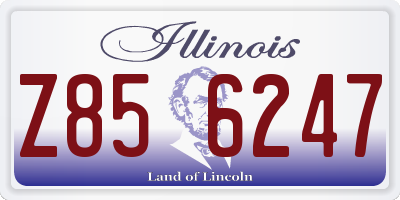 IL license plate Z856247