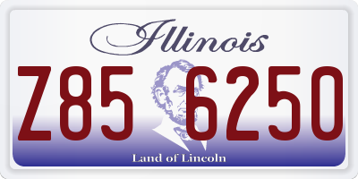 IL license plate Z856250