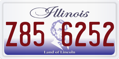 IL license plate Z856252